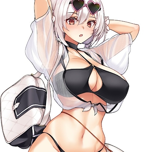 Hot big tiddy anime girl