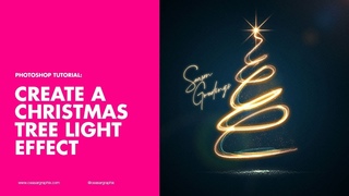 Photoshop: Create a Christmas Tree Light Effect
