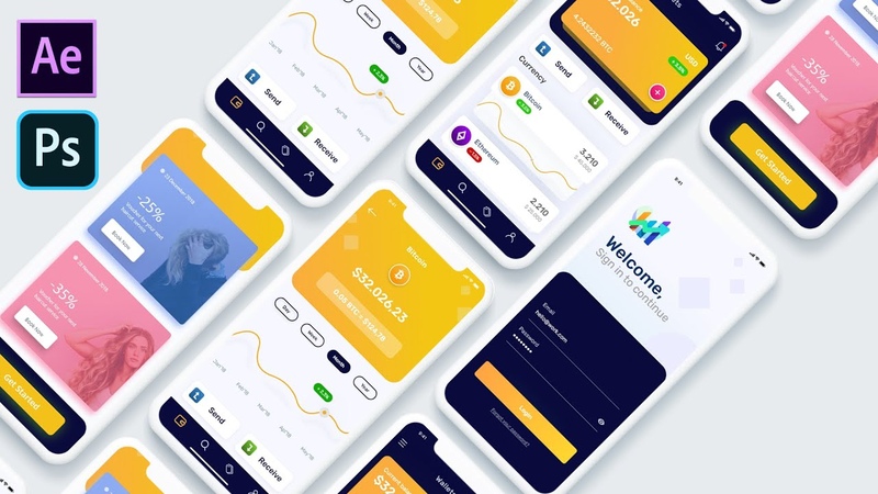 After effects Tutorial App Promo Template in After