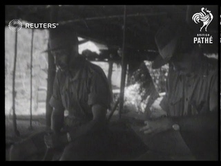 EAST MEETS WEST IN BURMA WAR Indians and Chinese fight with British in delaying action on ...(1942)