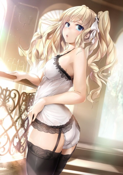 Lingerie sensual cute anime