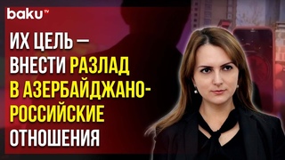 Анастасия Лаврина о Попытке Провокации Армянских Радикальных Групп в Баку