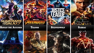 Every MCU and DC Villains (1951-2023)