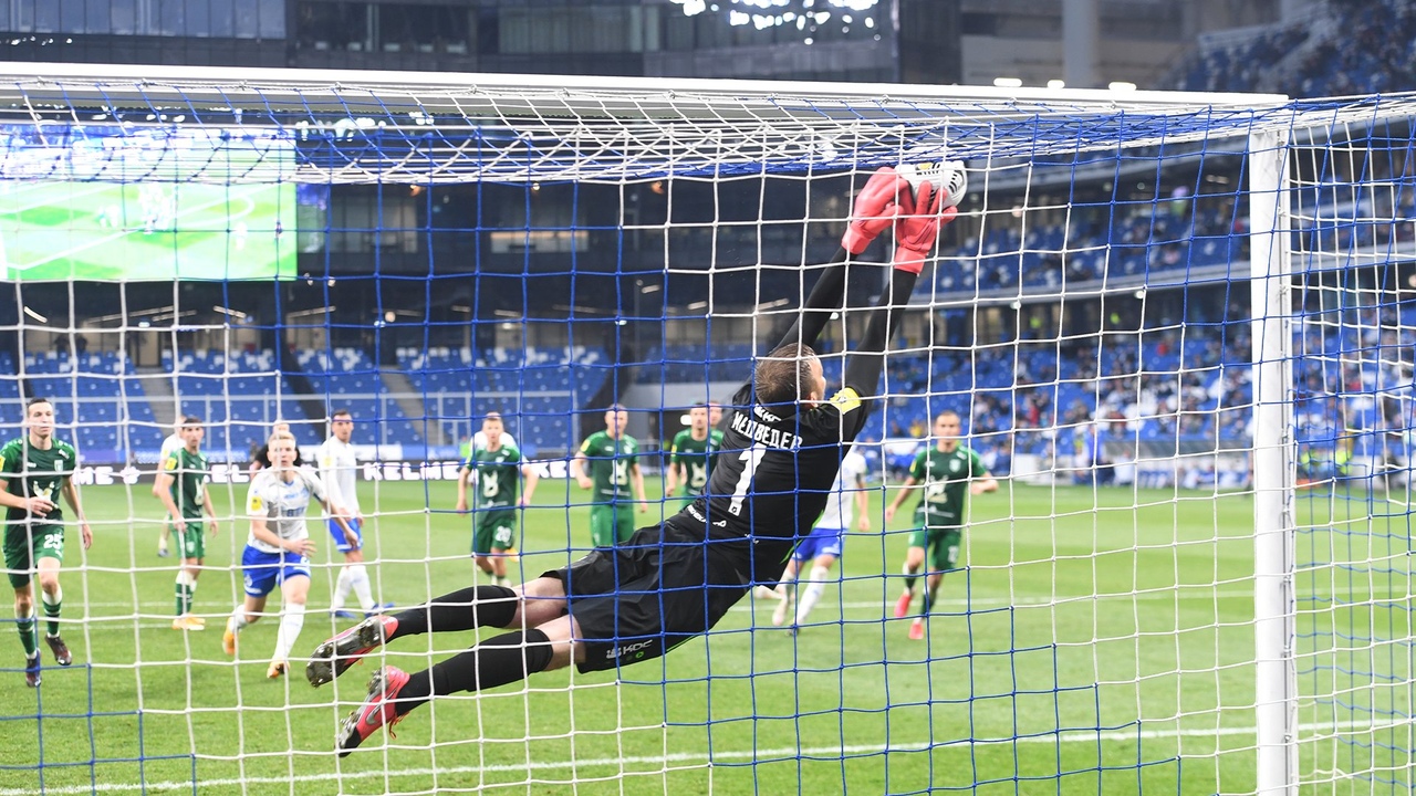 Динамо - Рубин, 0:1. Сейв Медведева
