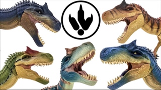Jurassic Justin/Caldera Collectibles Articulated Allosaurus PREORDER! 5 versions!!