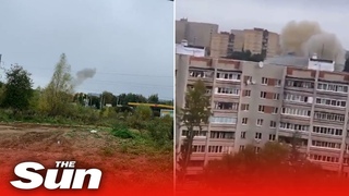 Ukrainian drone hits industrial enterprise in Smolensk, Russia