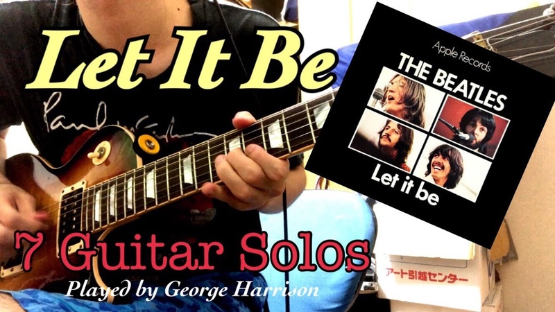 George Harrison , Let It Be 7 Versions of Guitar Solo, The