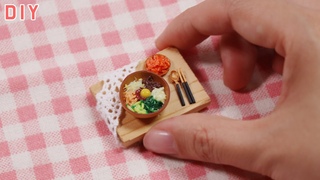 미니어처 나물 비빔밥 만들기