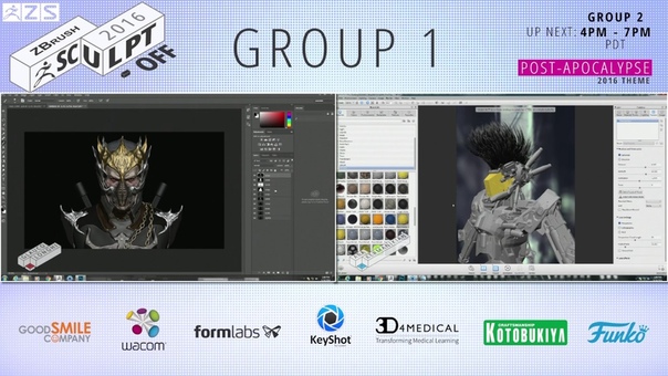 Group 1 Official ZBrush Sculpt Off 2016 Part