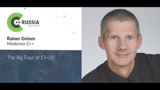 Rainer Grimm  The Big Four of C++20