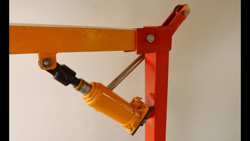 Homemade A Small Mobile Crane For