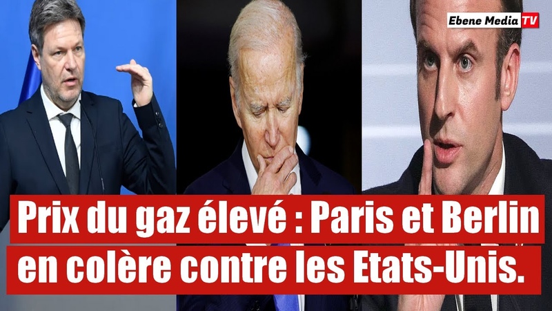 Prix du GAZ Elevé: l Allemagne et la France dénoncent le double jeux des Etats