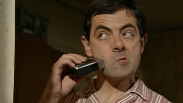 Mr Bean Getting up late for the