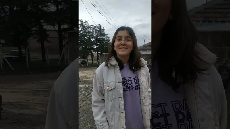 Köyde yağmurlu bir günde doğa