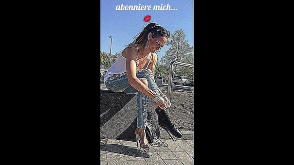 Lara in Ballet Boots first Time training 8 inch 21cm High Heels in