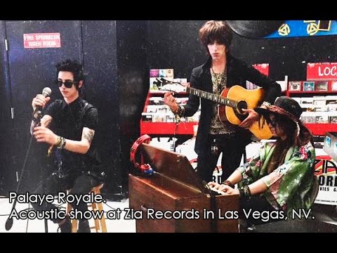Palaye Royale. Acoustic show at Zia Records in Las Vegas,