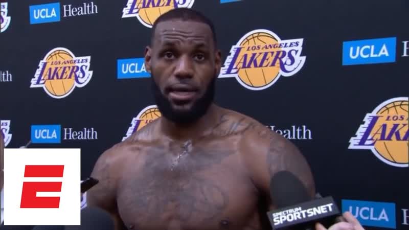 Le Bron James after Lakers practice: Lonzos gonna be great,