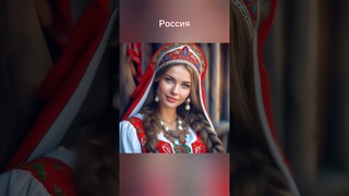 Красивые девушки разных стран #красота #нейросеть #девушка #девушки #эстетика #нейрографика #релакс