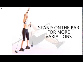 Barra Con Elastici per Workout Completo