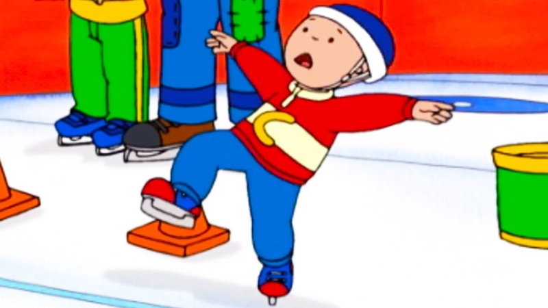 Caillou goes Ice Skating, Caillou