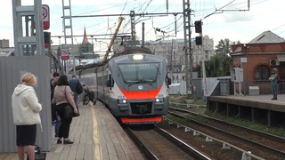 Электропоезд ЭП2Д-0048 ЦППК Станция МЦД Каланчёвская