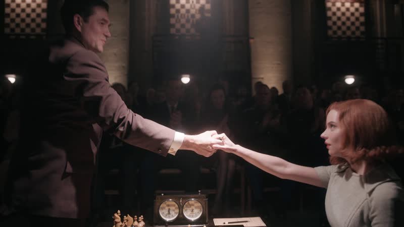 Beth Harmons Final Chess Game. The Queens Gambit. Full Scene 1080p