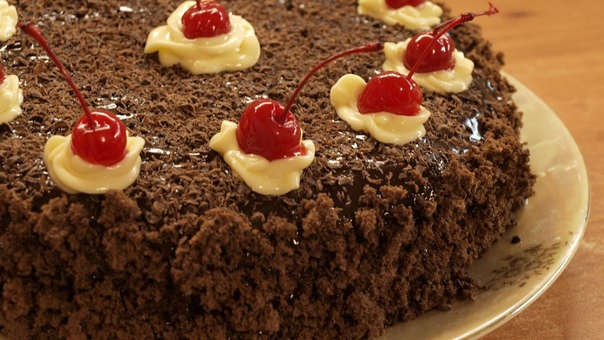 Торт Пьяная вишня, Homemade Drunk cherry