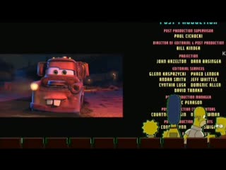 2014 The Simpsons Theater Cars End Credits