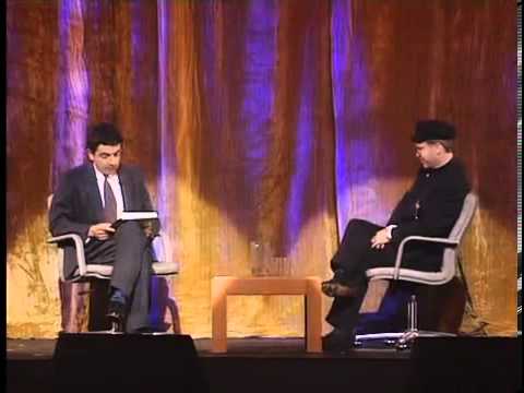 Rowan Atkinson interviewing Elton